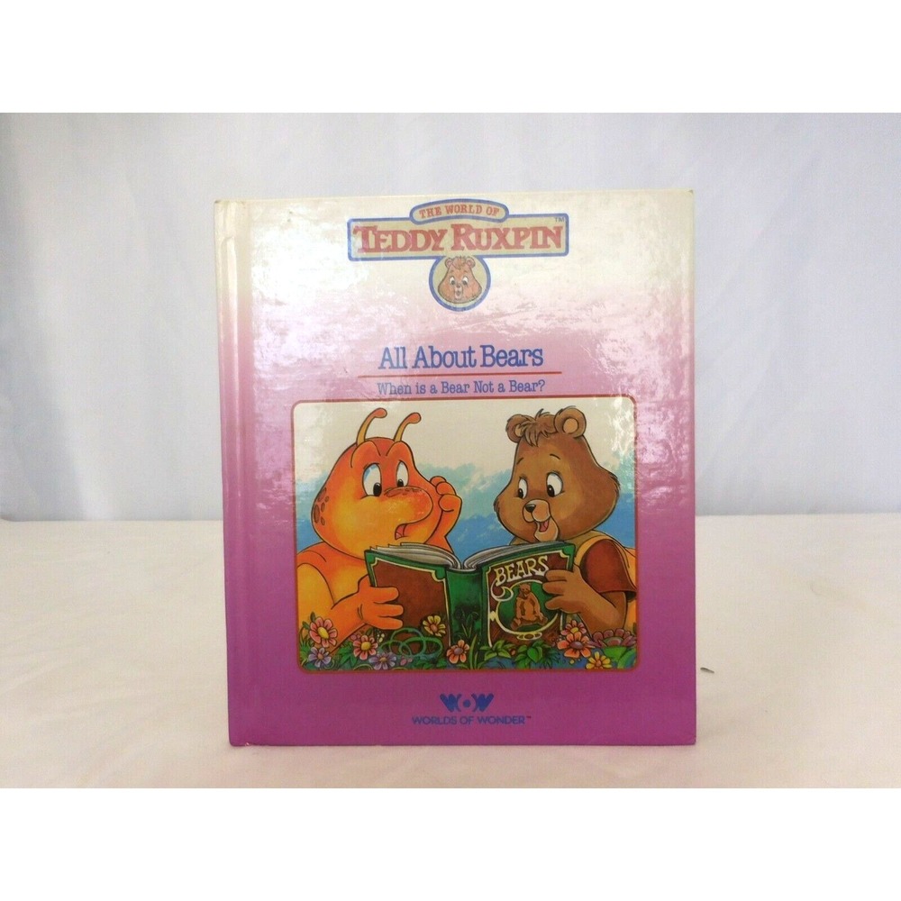 Teddy Ruxpin The‎ Story of All About Bears HC Book ONLY Vintage 1985